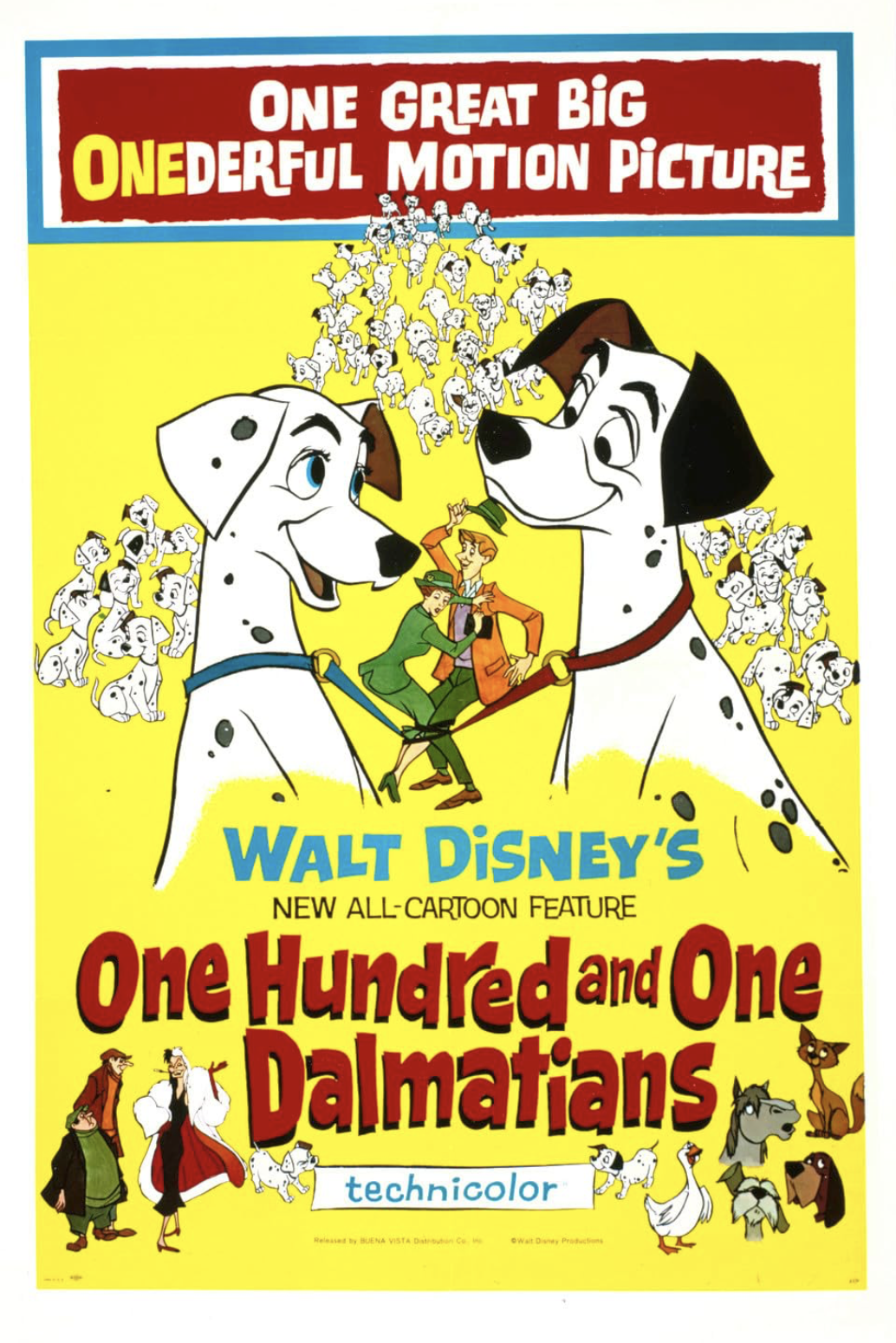 Poster of One Hundred and One Dalmatians