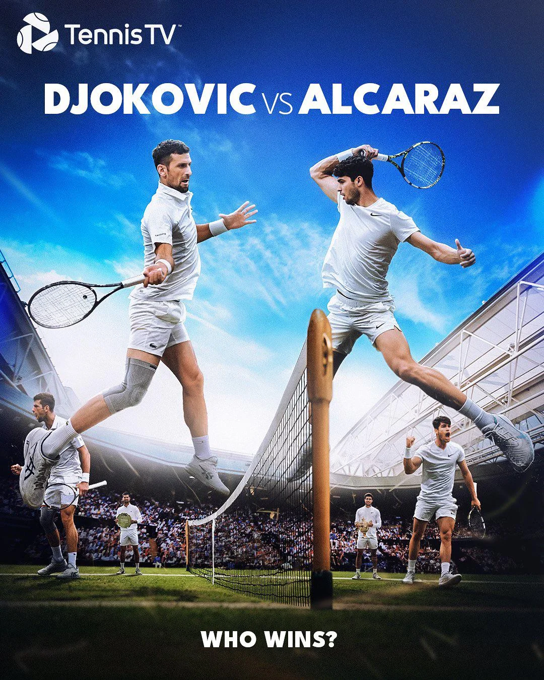 Poster of Wimbledon Alcaraz v Djokovic
