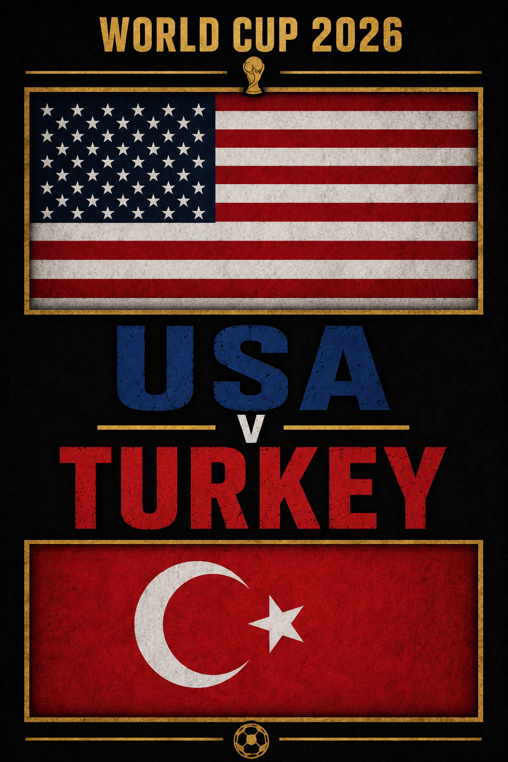 Poster of World Cup: USA v Turkey