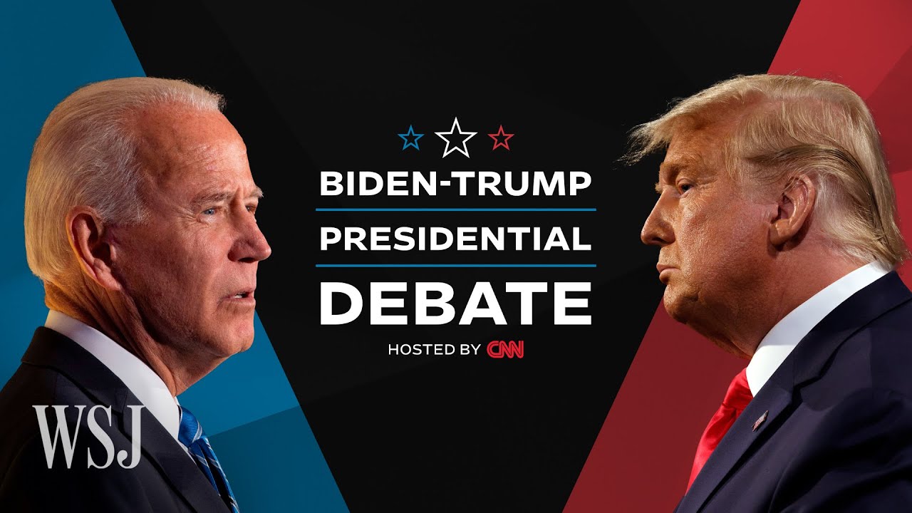 Poster of Debate Trump v Biden