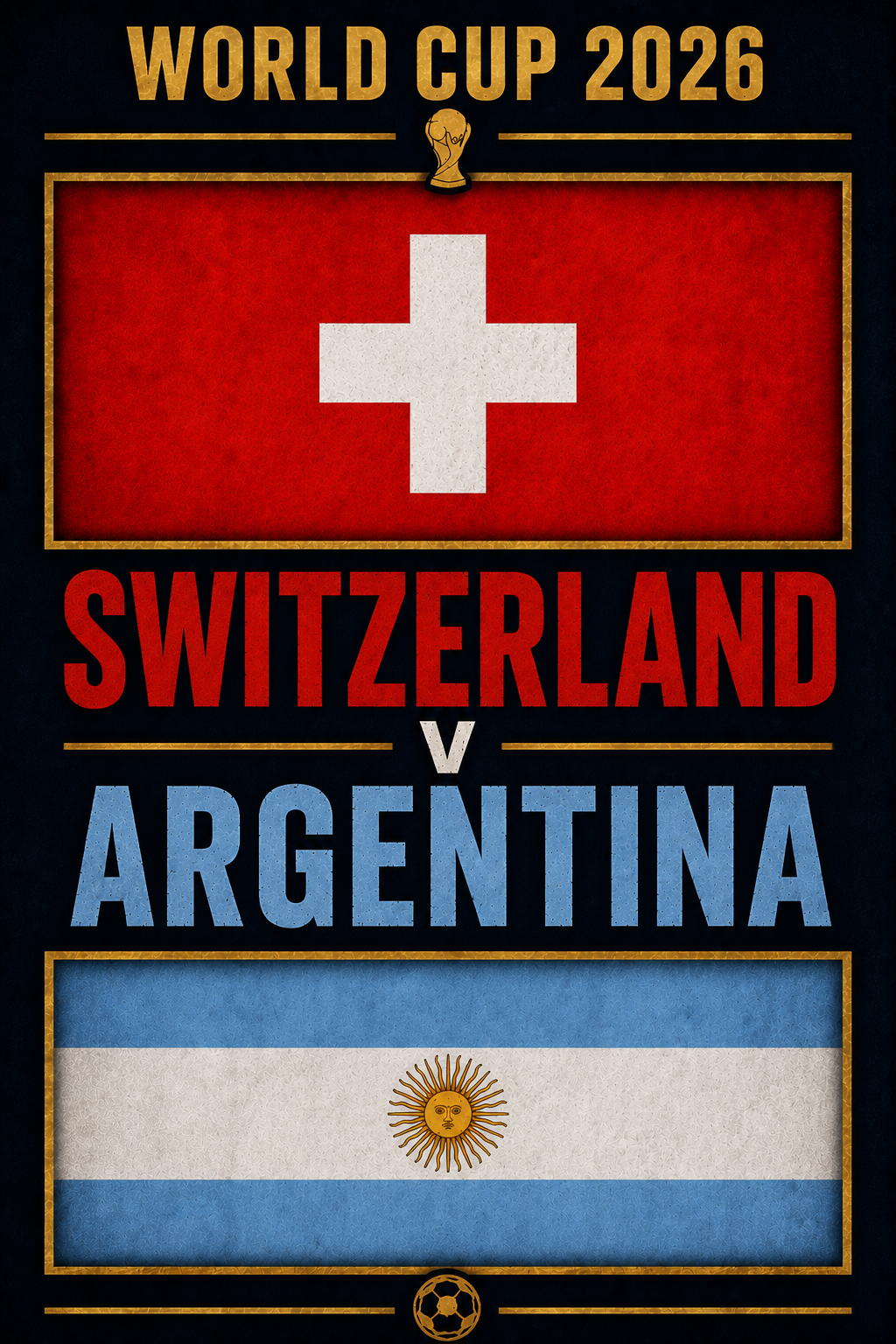 Poster of World Cup: Switzerland v Argentina