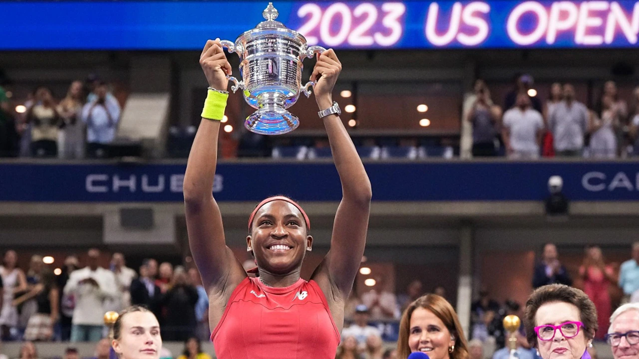 Poster of US Open, women’s singles final